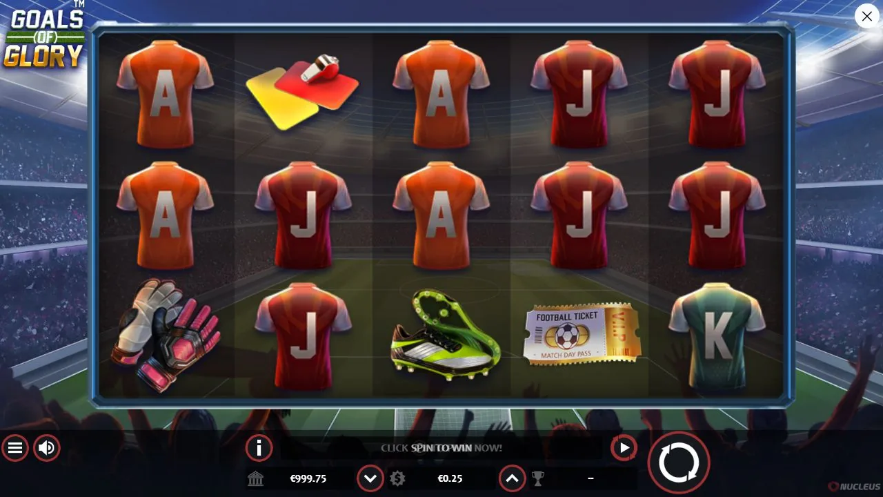 Screenshot aus der Demosession von Goals of Glory