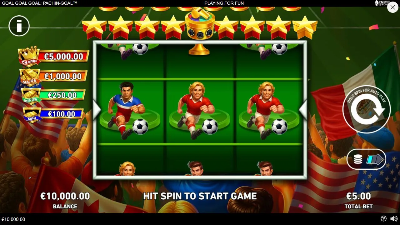 Screenshot aus der Demosession von Goal Goal Goal: PaChin-Goal