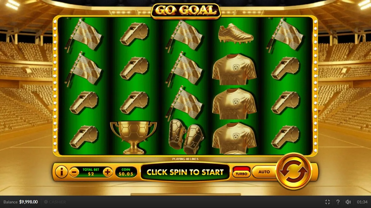 Screenshot aus der Demosession von Go Goal