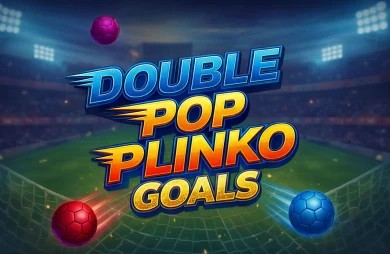 Cover des Slots Double Pop Plinko: Goals